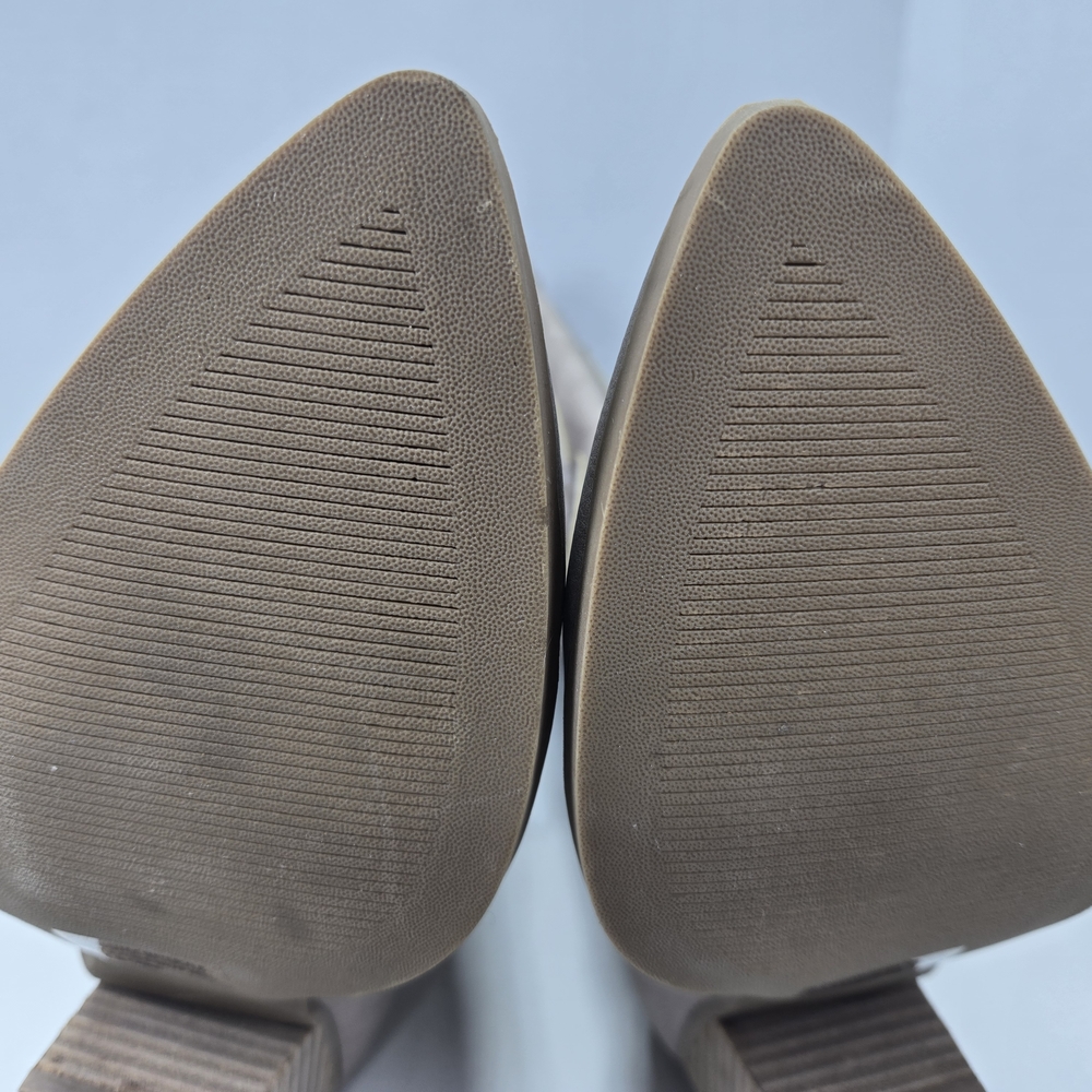 DV by Dolce Vita Karda Taupe Block Heeled Western Cowgirl Cowboy Boots Size 9 - Picture 8 of 14